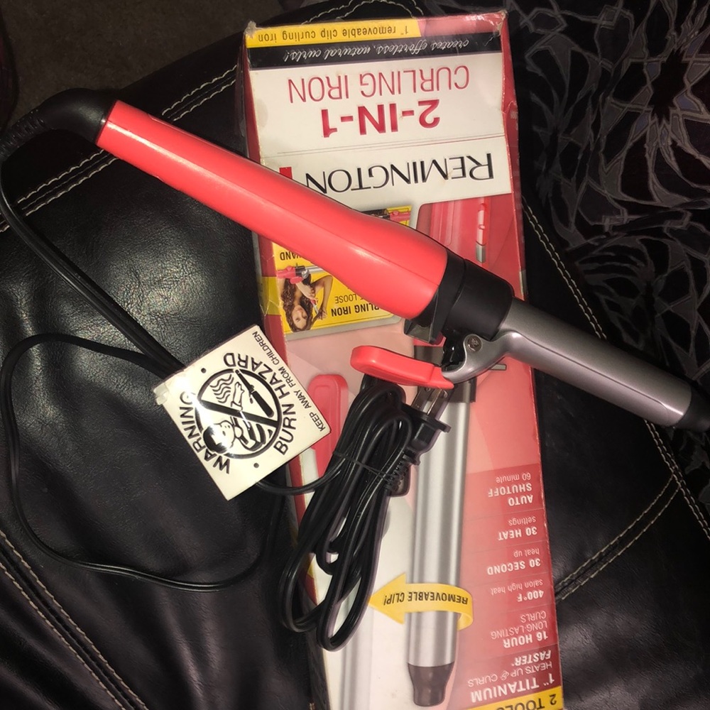 2 tools in 1 titanium curling iron